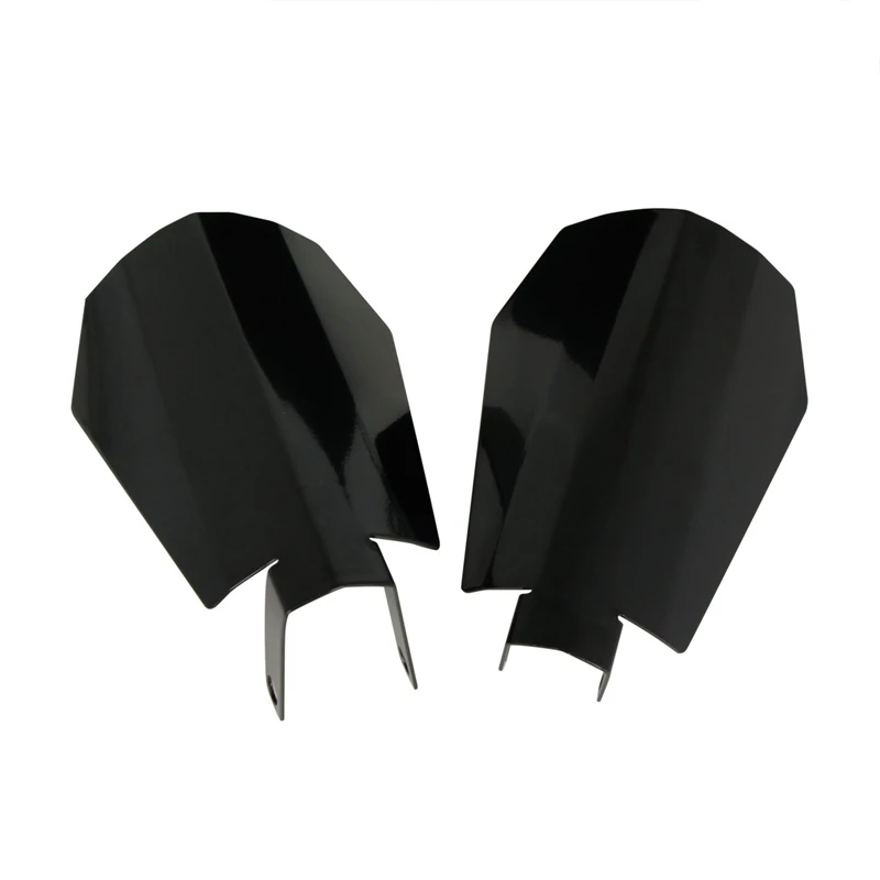 

Motorcycle Gloss Black Coffin Cut Hand-Guards for Harley 07 and Up Electra Street Road Glide Road King Baggers (Large)