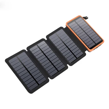 

Solar Power Bank 16000mAh External Battery Solar Power Panel Phone Charging Poverbank For Smart Phone iPhone 11 Huawei Xiaomi