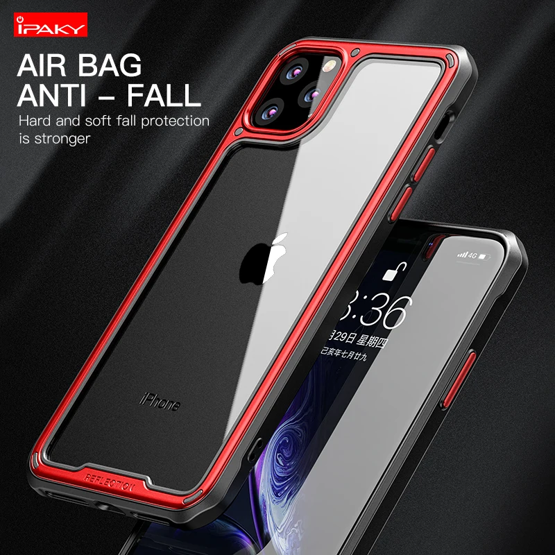 

For iPhone 11 phone case iphone11pro new anti-fall 11pro max protective transparent shell