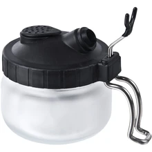 ABVP Горячая Аэрограф очиститель горшок стабилизатор бутылки держатель краска станция стеклянная банка бутылки фильтр матовый Очиститель Набор инструментов