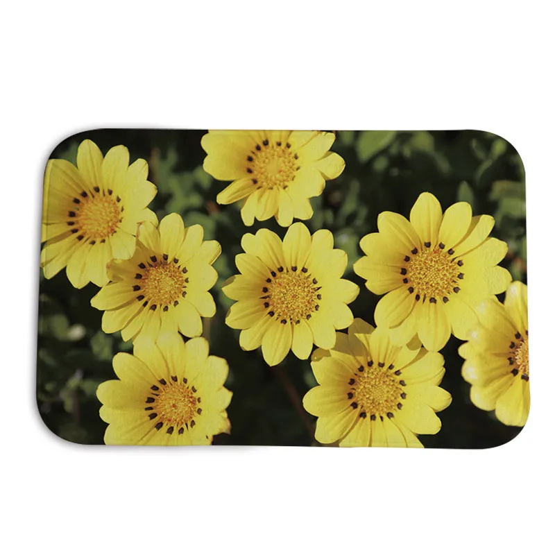 8 flowers Противоскользящий коврик для ванной комнаты, простой домашний декоративный коврик для ванной комнаты, коврик для пола, набор матрасов для декора ванной комнаты, мульти-стиль - Цвет: 8 flowers