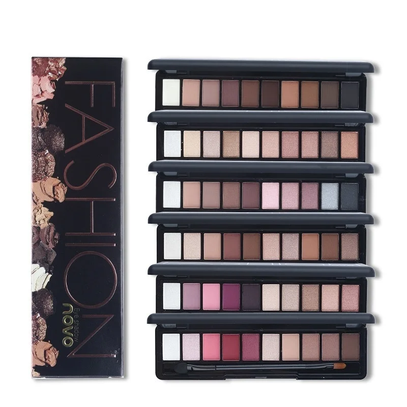 

Shimmer Matte Natural Fashion Eye Shadow Make Up palette Eyeshadow Cosmetics Set 10 Colors NOVO Eye Makeup Palette beauty glazed