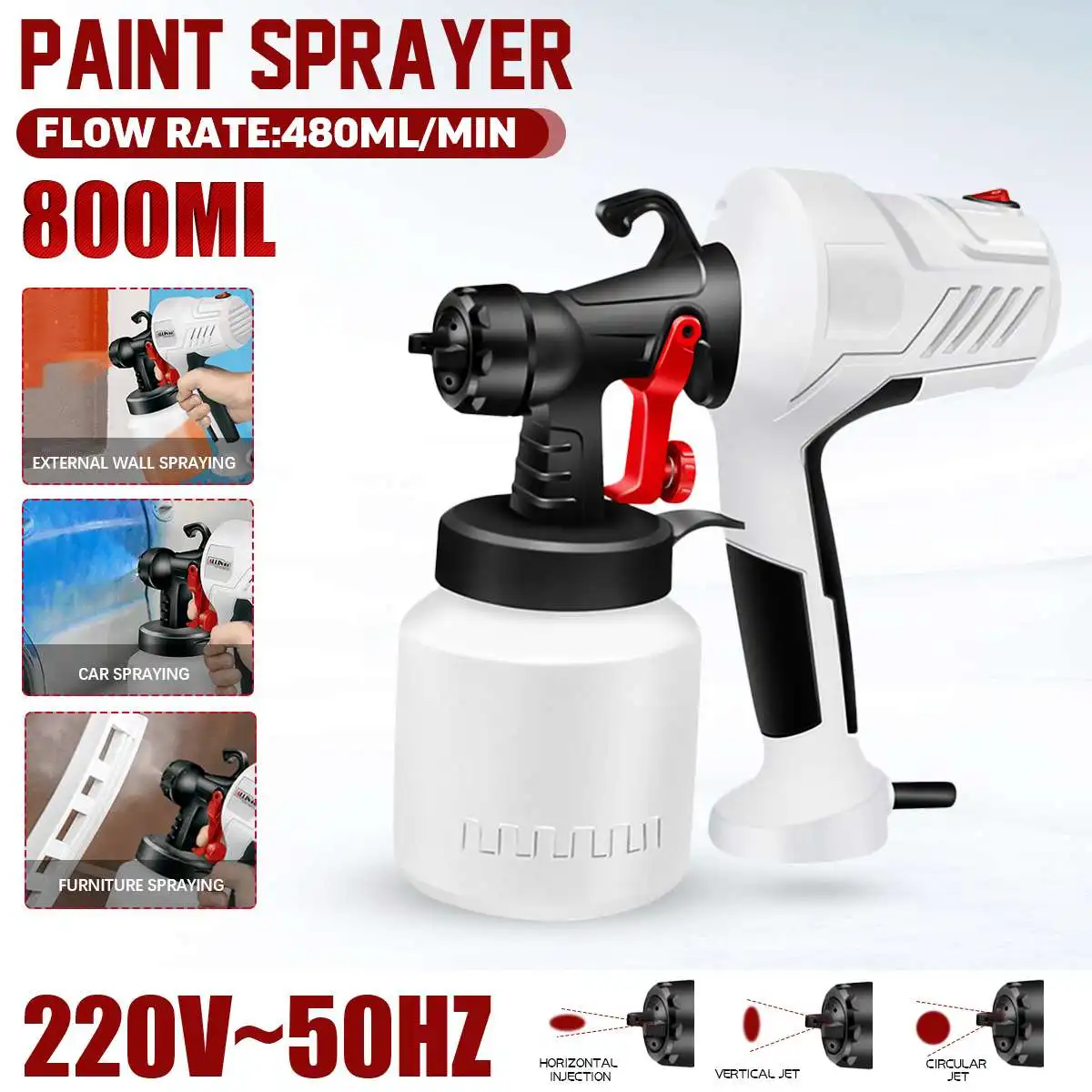 Drillpro 650W Electric Sprayer Machine Paint Home Car Painting Tool
