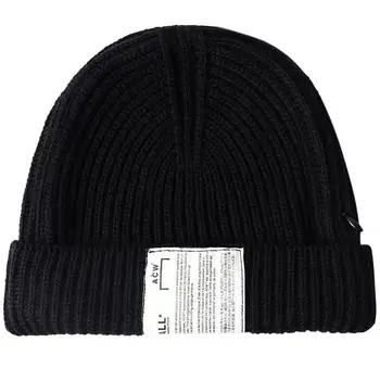 

20FW hip hop A-COLD-WALL Knitted hat Fashion Men women Zipper Autumn winter Scarf cap Fashion cap