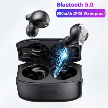 

Wireless Earbuds In-Ear Earphones with Mic IPX5 Waterproof Wireless Headset Stereo Ture G5 TWS Bluetooth V5.0 Earphone Wireless