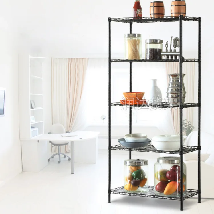 

Mesh Shelf Bar Shelf Household Bedroom Shelf Chrome Debris Storage Shelf