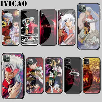 

Inuyasha Anime Tempered Glass Case for iphone 5 5S SE 6 6S 7 8 Plus 11 Pro X XR XS Max Pro Cover