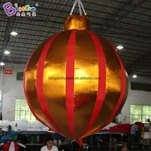 1,5x1,5x1,7 метров надувной Рождественский шар для украшения/подвесной Золотой надувной шар игрушки для розничной продажи