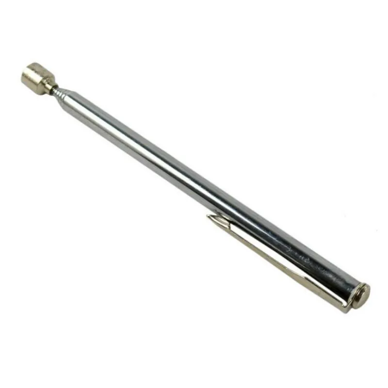 1 шт., 2LBs ручка с магнитом, инструменты для ремонта шин, выдвижной Магнитный пикап, нержавеющая сталь, магнитная ручка, монтажный инструмент