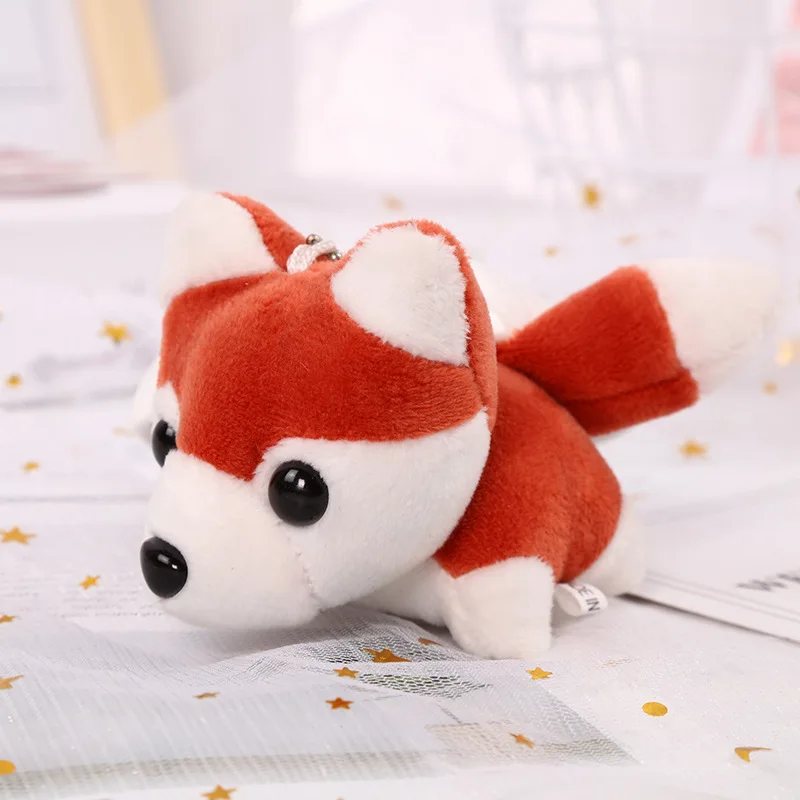 Высококачественная плюшевая игрушечная собака в 8 стилях, 10-12 см, подарок для детей, плюшевая игрушка в виде собаки хаски, брелок, собака плюшевая кукла WJ166 - Цвет: 1 puppy