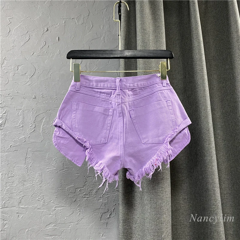 Sexy Low Waist Denim Shorts Women's 