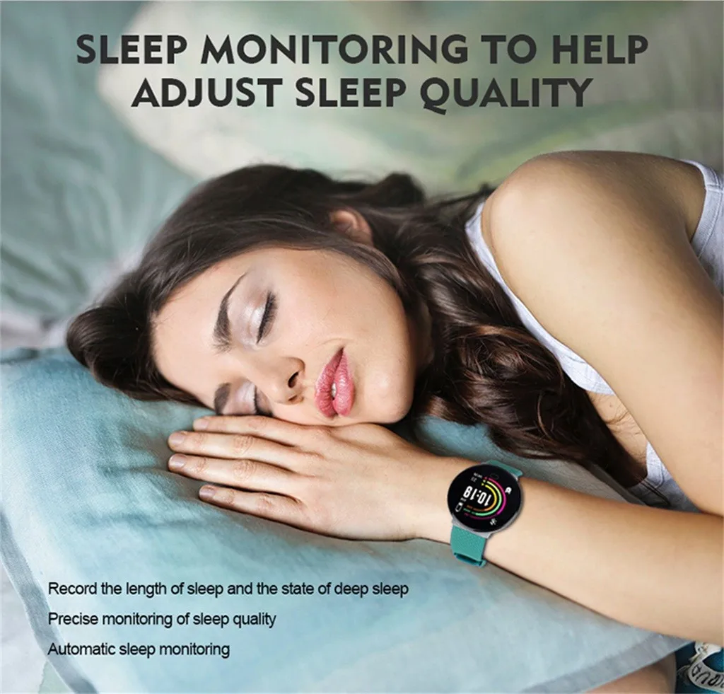 D19 Smart Watch Women Men Smartwatch Quality IP65 Waterproof Blood Pressure Heart Rate FitnessTracker sports Smartwatch  20J24