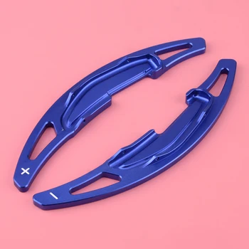 

Blue Steering Wheel Shift Shifter Extension Paddle Trim Fit For BMW M2 M3 M4 M5 M6 X5M X6M 2015