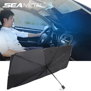 

Car Sun Shade Cover interior Protector Sun UV Winshield Sunshade For SUV Sedan Front Window Umbrella Auto Windscreen Accessories