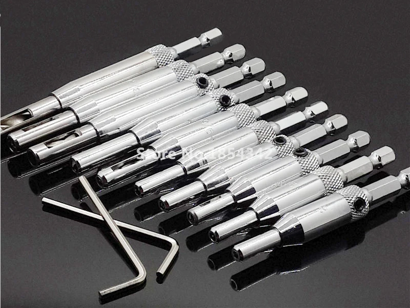 4 Punte svasatura centraggio Carpentry Countersink Drill Bit Set Woodworking