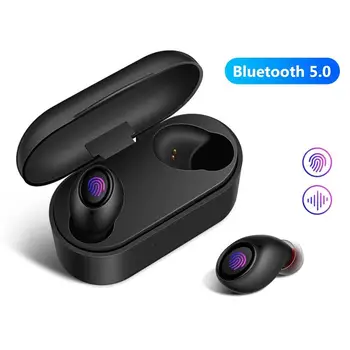 

TWS Wireless Bluetooth 5.0 Mini Touch Earbuds Earphones Stereo Headset Sports Waterproof Earbuds Headsets With Microphone