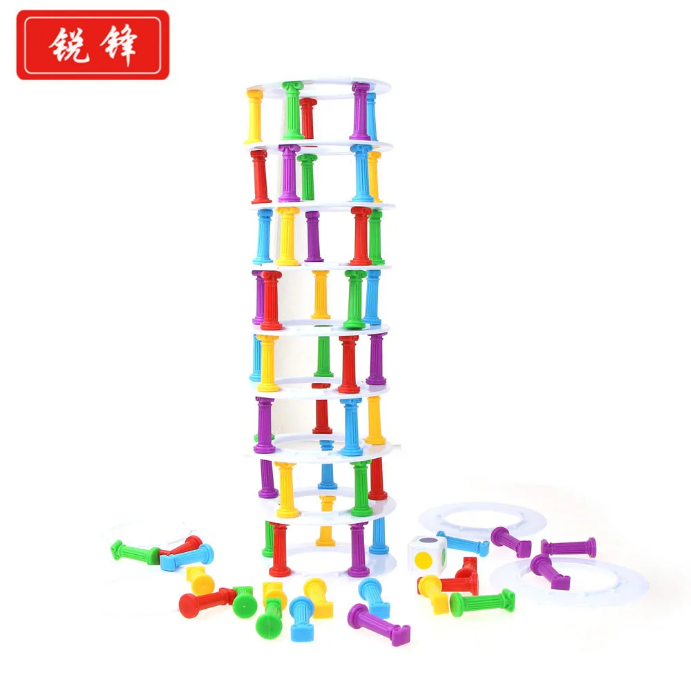 Pisa Tower Chouchoule кирпичи Pro-Stack Tower строительные блоки детские настольные AliExpress для родителей и детей