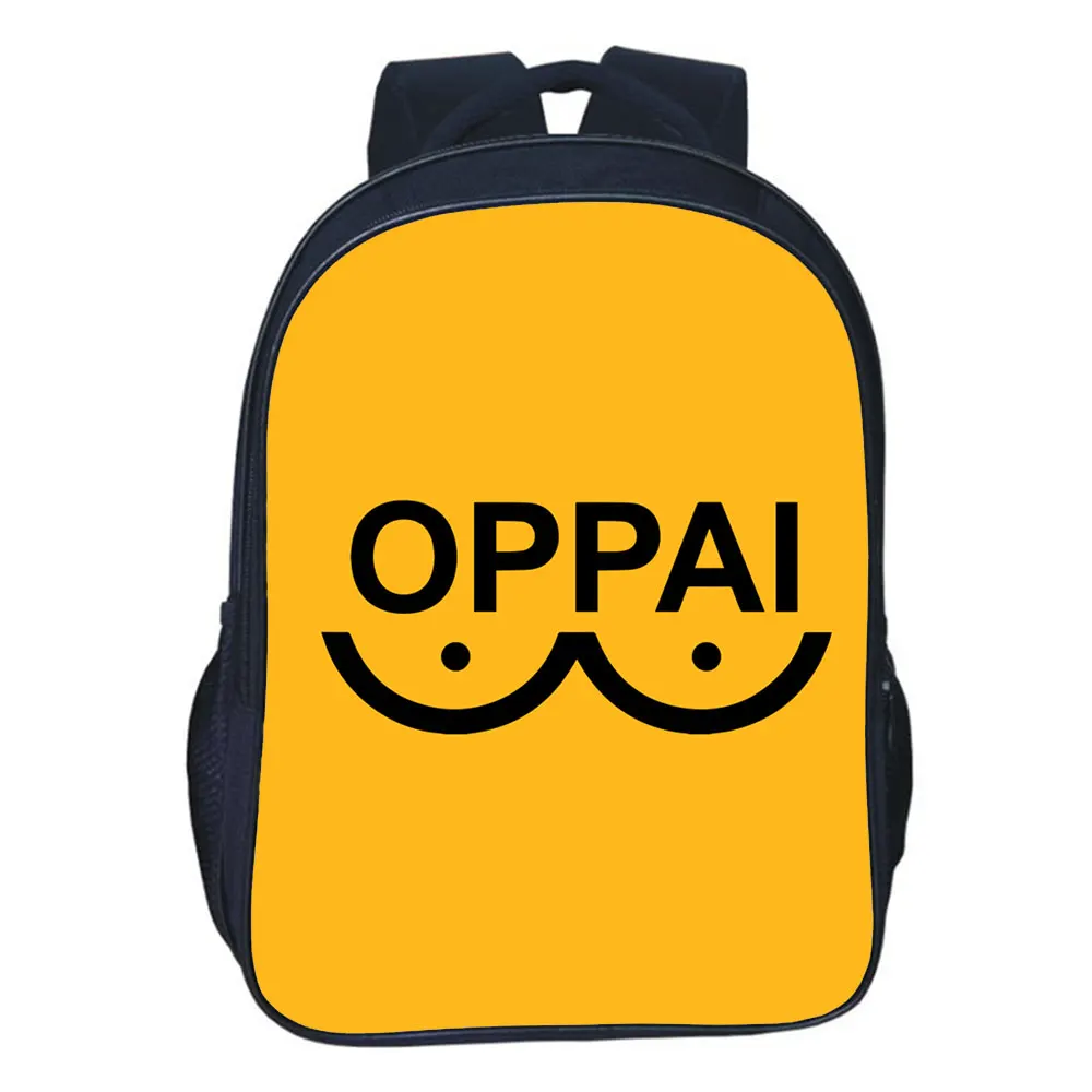 

One Punch Man Backpack Japan Anime Saitama Sensei Bookbag Children Bag Boy Girl Bags Teen Bookbag Fashion Cartoons Rucksack