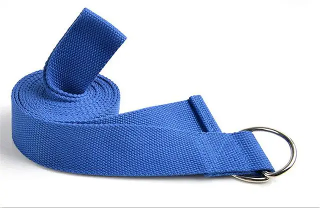 Для пилатеса и йоги ремень Slackline стрейч полоса коврик ремень для йоги тренировочные инструменты гибкая штанга Потяните помощь Йога Аксессуары - Цвет: Синий