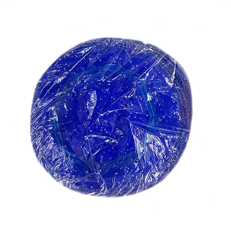 100pcs/lot 26cm Diameter Gauze Bag Round Organza Bag Drawstring Pouch Packaging Bags Wedding Christmas Candy Gift pouches - Цвет: 26cm royal blue