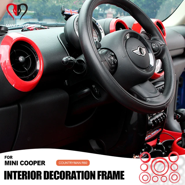 For MINI Cooper R50 R52 R53 Interior Trim Sticker Accessories Car Steering  Wheel Center Cover Styling Decoration Middle Panel - AliExpress