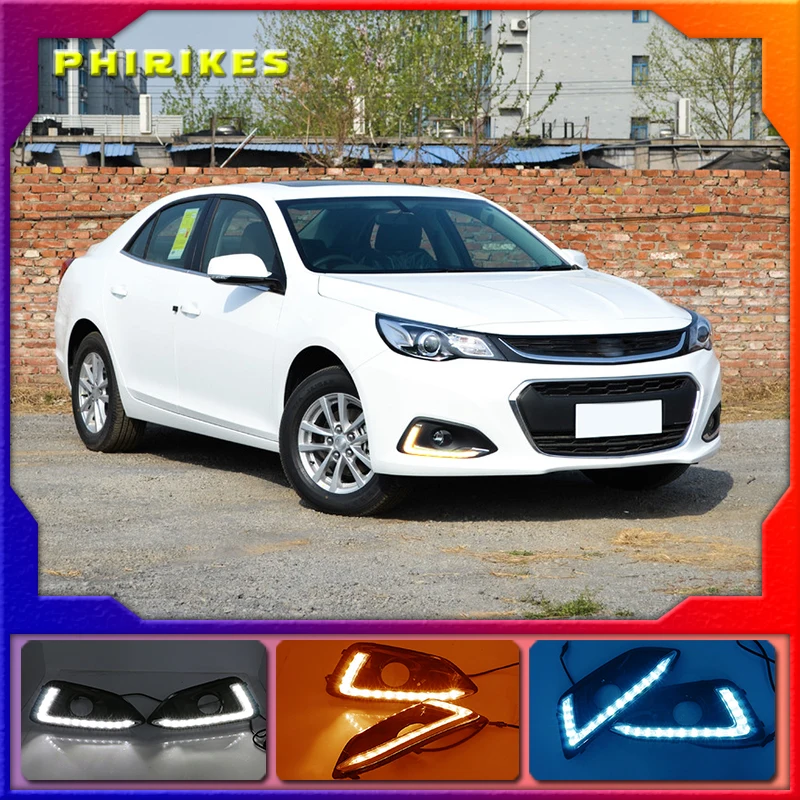 

Fit For Chevrolet Malibu 2016 DRL Daytime Running Light Daylight Driving Lamp Relay With Yellow Turning Signal