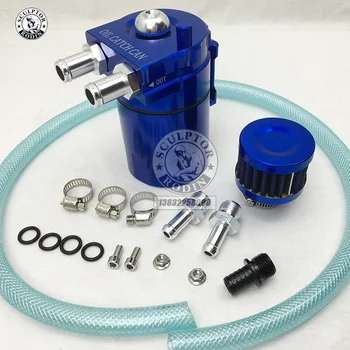 

Oil Catch Tank Racing Oil Tank /Oil Catch can Polished Oil Reservoir Catch Can Tank With Breather Filter