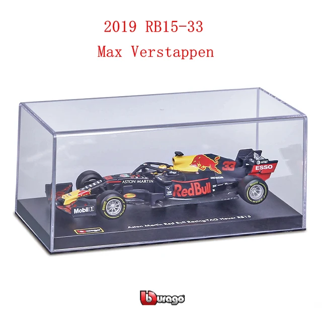 Bburago 1:43 2019 F1 Red Bull Racing RB15 33# Max Verstappen racing model simulation car model alloy car toy collection gift RB15-33
