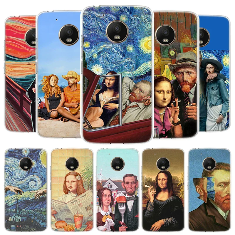

Spoof Art Cover Phone Case For Motorola Moto G8 G7 G6 G5S G5 E4 Plus G4 E5 Play Power EU Gift Patterned Coque Shell