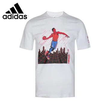 

Original New Arrival Adidas DM SPIDERMAN Men's T-shirts short sleeve Sportswear