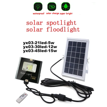 

led solar Waterproof wall light outdoor solar lights Garden solar lampion Lighting remote timer split mount indoor home security
