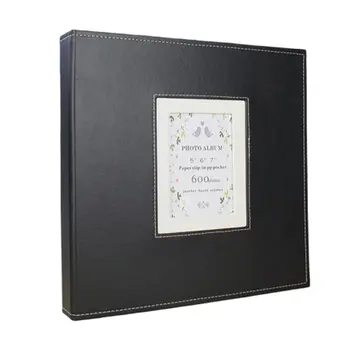 

Album Large Capacity 600 Sheets Mixed Retro Creative Gift Leather Insert Photo Album Nostalgic Classic
