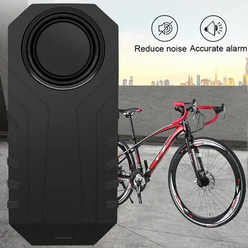 

110dB Wireless Bike Alarm Waterproof Security Vehicel Anti-Theft Vibration Sensor Motorcycle Bicycle Alarm with Remote Control