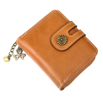 

2019 Leather Women Wallet Hasp Small and Slim Coin Pocket Purse Women Wallets Cards Holders Luxury Brand Wallets Tassels Purse