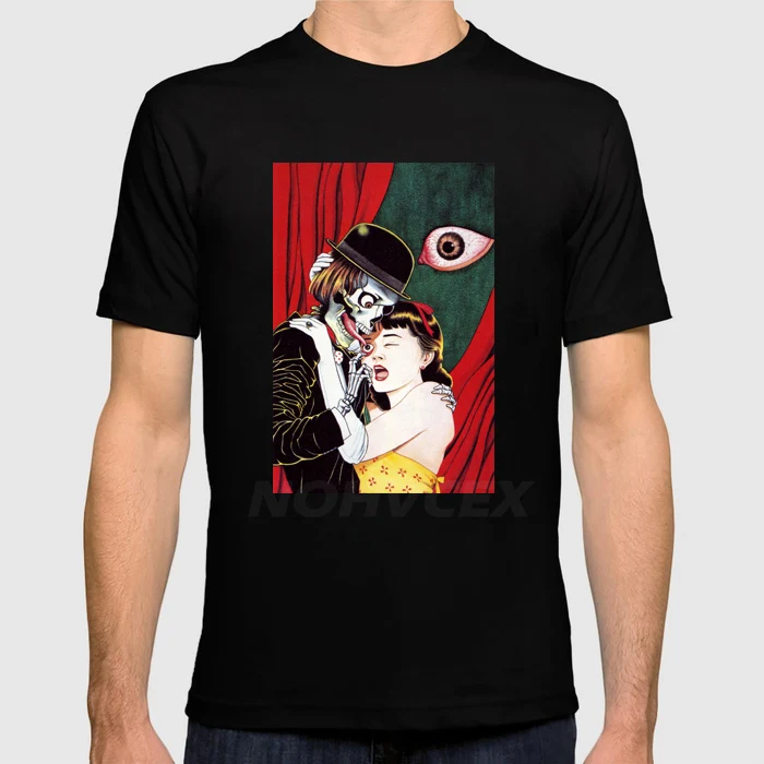 Eyeball Lick Suehiro Maruo японское аниме Манга ужас Гуро Junji Ito футболка |