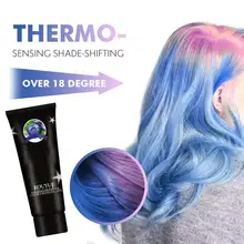 for Home Unisex Thermochromic Color Changing Hair Dye Hairdressing Cream Coloring Tool Salon