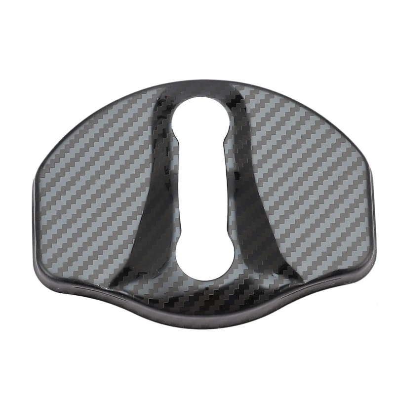 

4Pcs Door Lock Cover Tesla Model 3 Car Door Lock Stainless Steel Protection Cover Trim Black high quality Door Lock Protecter