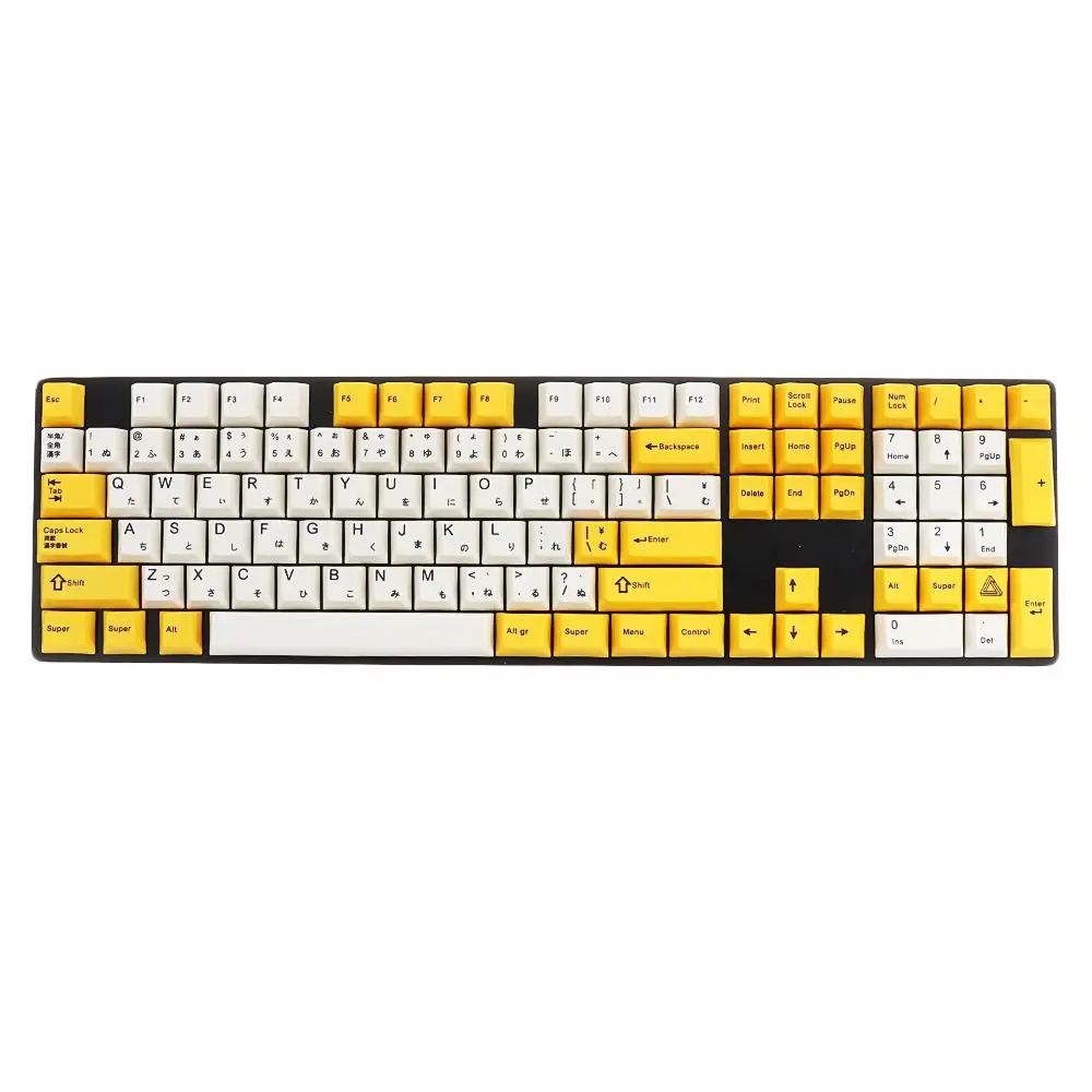 123 ключ Keycap Serka термальная сублимационная PBT большой набор Cherry MX Переключатель PBT японская клавиша для механической игровой клавиатуры