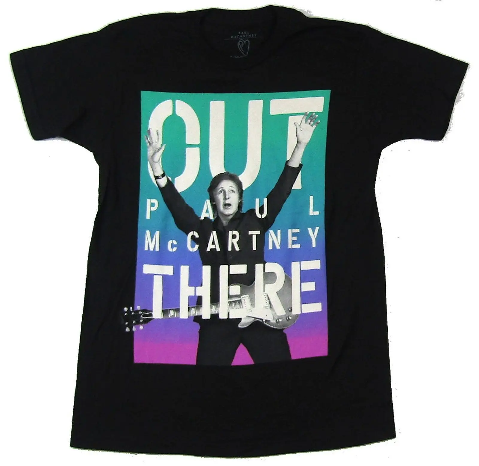 Paul McCartndey Out There Saldt Lake City Utah 2014 Show T Shirt Camisas Hombre Horror |
