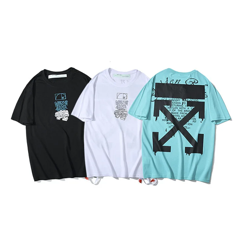 

Ow Square Ink Graffiti Lettered Arrowhead Short Sleeve T-shirt