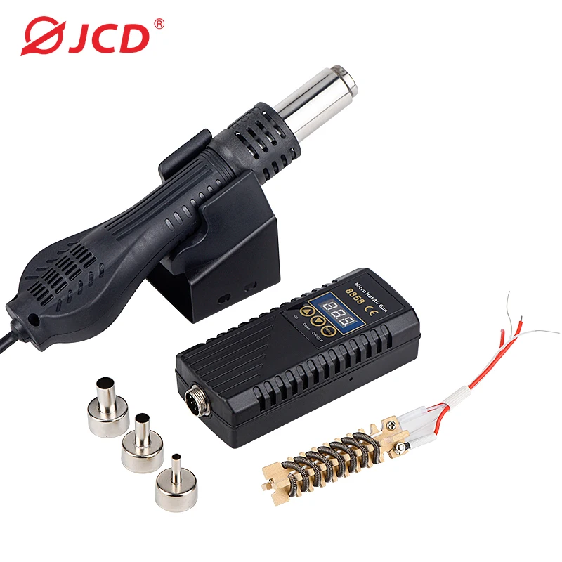 8858 Hot Air Guns Micro Rework Soldering Station LED Digital Hair Dryer for Soldering 700W Heat Gun Welding Repair Tools JCD