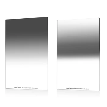 

K&F Concept 1pcs Soft Gradient Neutral Density Filter & 1pcs Reverse Neutral Density Filter 100X150mm 0.9