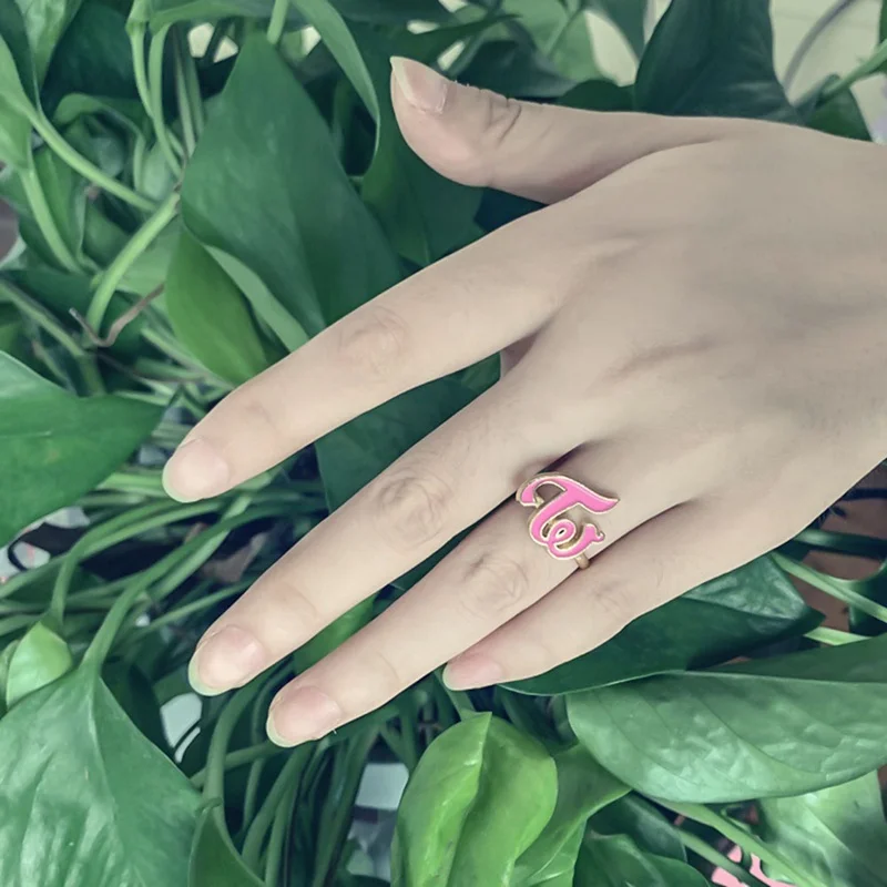

KPOP GOT7 Exo Seventeen Izone Blackpink Ring Titanium Steel Finger Ring Jewelry Accessories For Men And Women Female Male