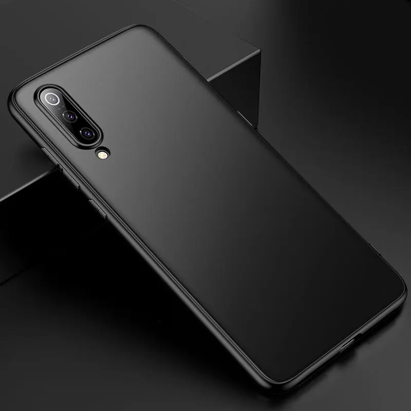 Cafele чехол для телефона для Xiaomi mi 9se max2 Red mi Note 6 7 8 pro Чехол TPU мягкая задняя крышка для Red mi note 7 8 pro чехол s ультратонкий - Цвет: Черный
