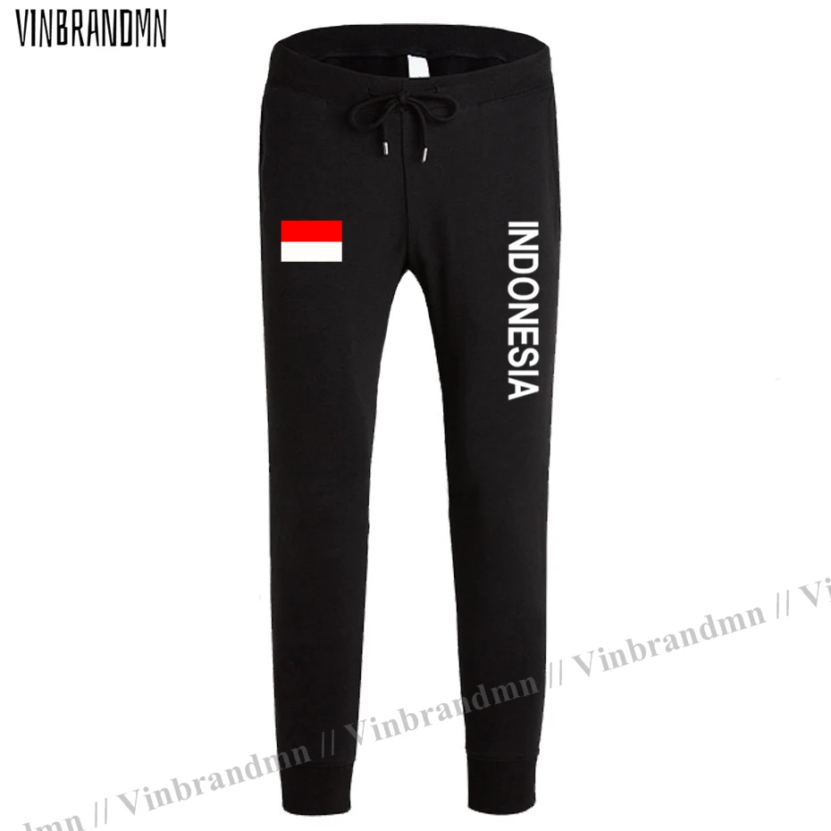 

Indonesia Indonesian IDN ID mens pants joggers jumpsuit sweatpants track sweat fitness fleece tactical casual nation country NEW