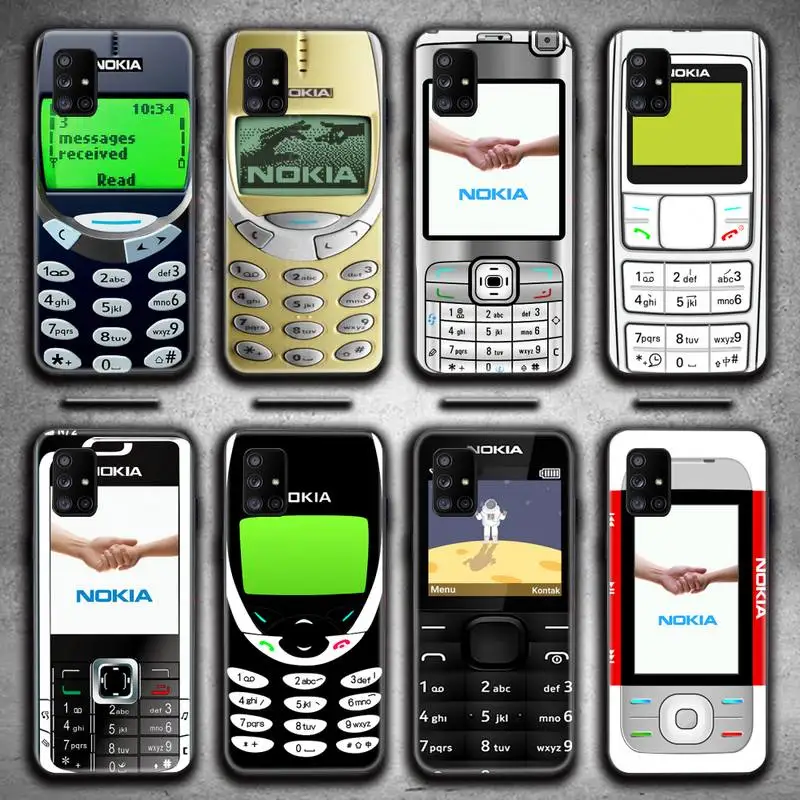 Nokia retro Phone Case For Samsung Galaxy A21S A01 A11 A31 A81 A10 A20E A30 A40 A50 A70 A80 A71 A51 | Мобильные телефоны и