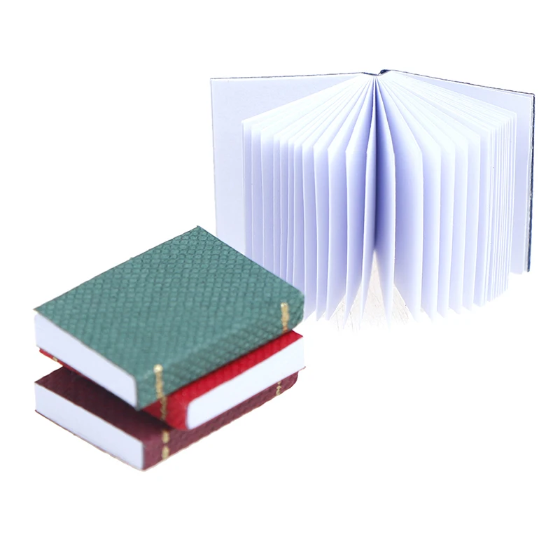 4pcs/set 1/12 Dollhouse Miniature Mini Books Model Furniture Accessories | Игрушки и хобби