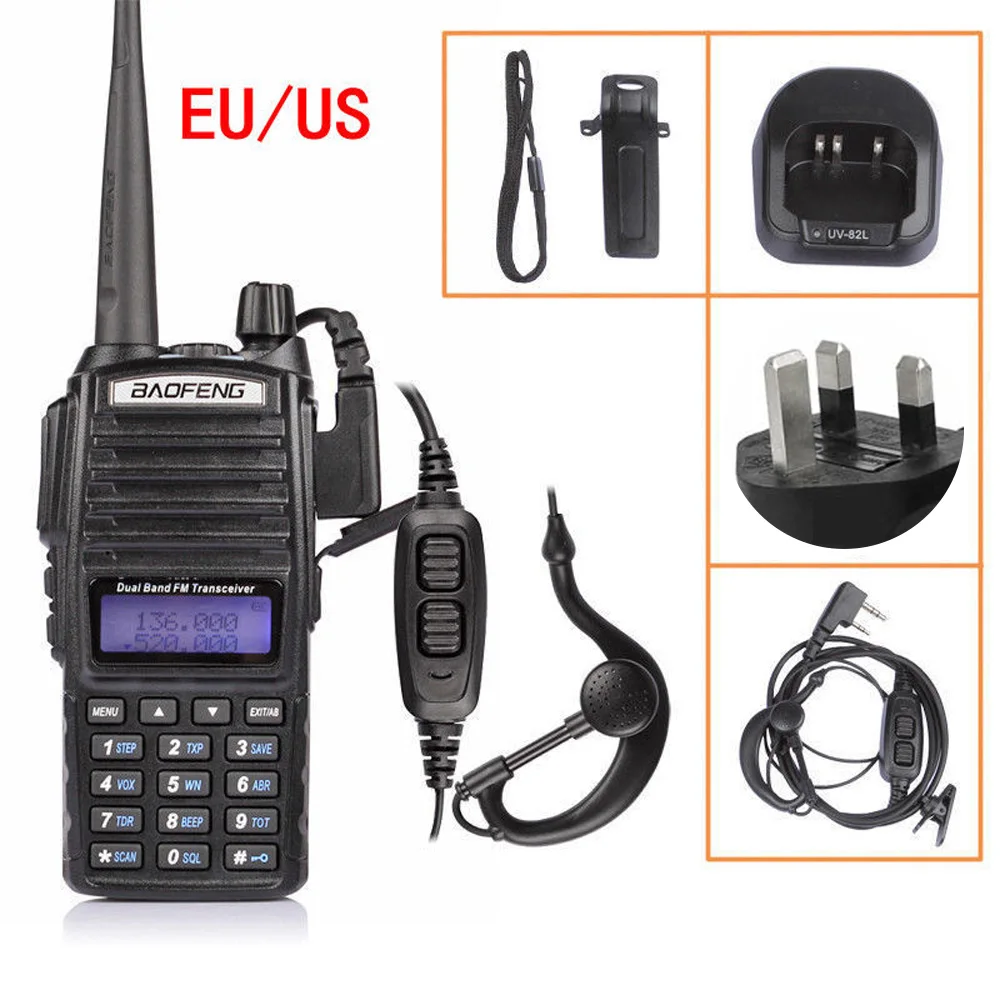 Профессиональный 8 Вт двухдиапазонный двухсторонний радиоприемник VHF UHF рация трансивер 50 CTCSS/104DCS кодер и тон поиск