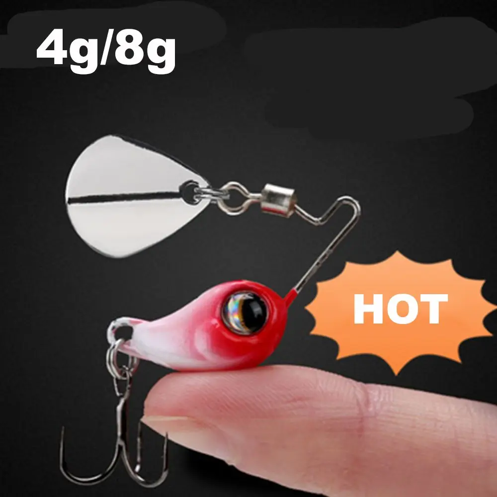 Pack De 8 Leurres De Pêche Micro Métal VIB - Lames 3.5g, 5g, 7g - Cuillères Pour Truite, Basse