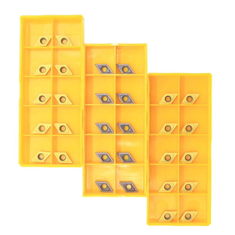 10PCS DCMT070204 UE6020 US735 VP15TF Internal Turning Tools Carbide Inserts Cutting CNC Tools Lathe Tools Lathe Cutter